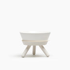 Oreo Elevated Pet Feeder Table . Cream