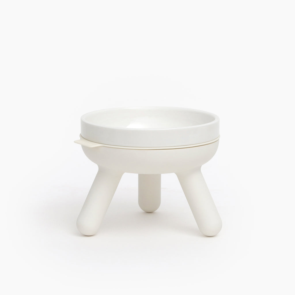 Easy Oreo Elevated Pet Feeder Table . Cream