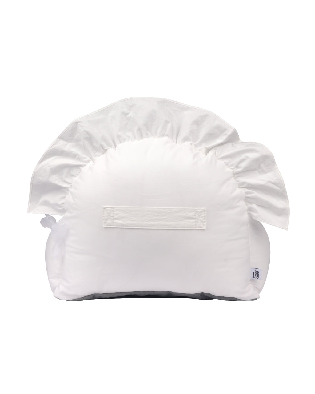 White organic cotton pet cradle bed with breathable antibacterial fabric and removable washable cover – Petssogood