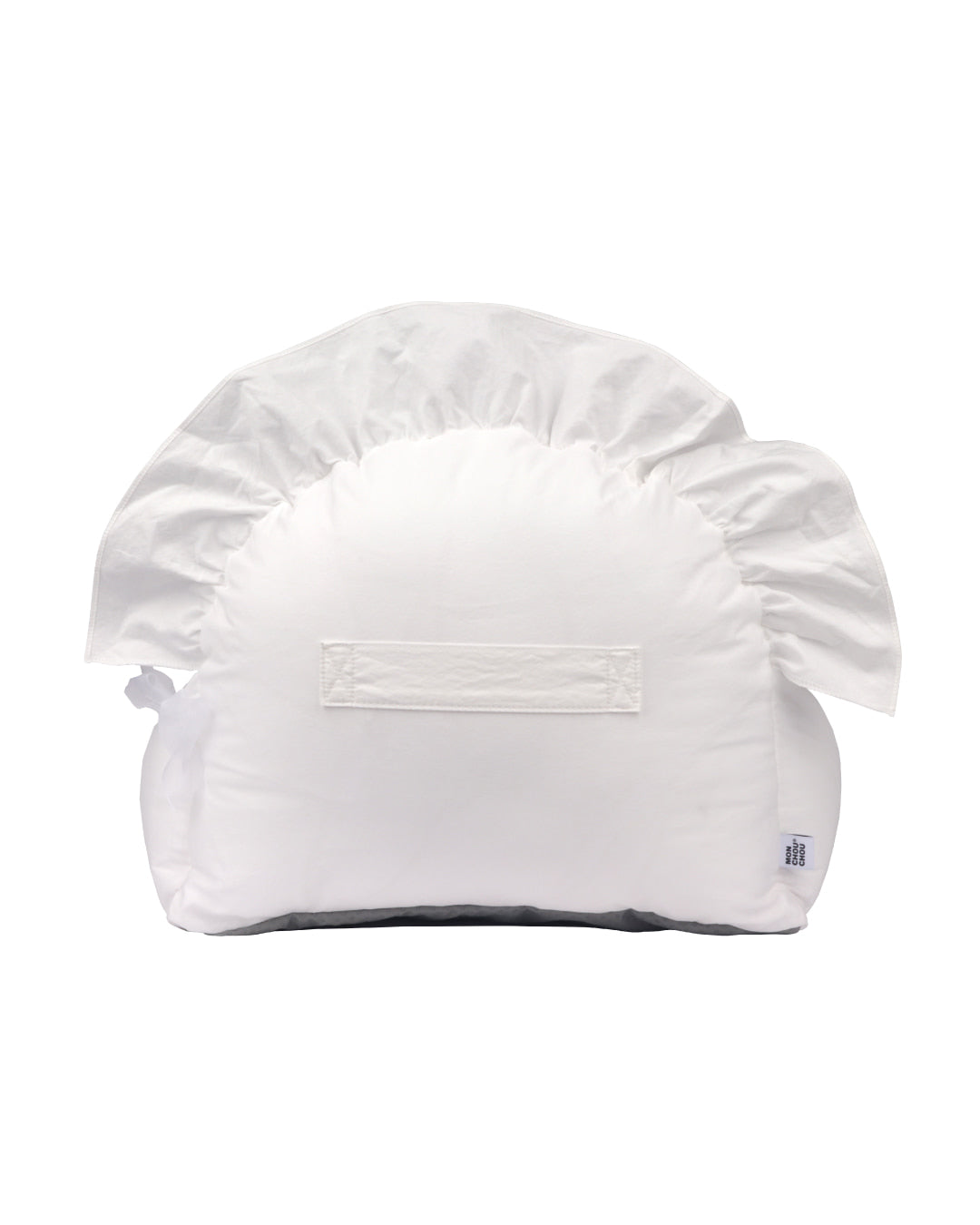 White organic cotton pet cradle bed with breathable antibacterial fabric and removable washable cover – Petssogood