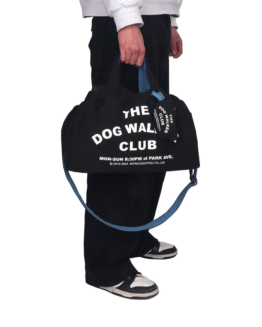Dog Walker Club Dog Carrier . Black