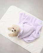 Hooded Microfiber Dog & Cat Dry Towel . Lavender