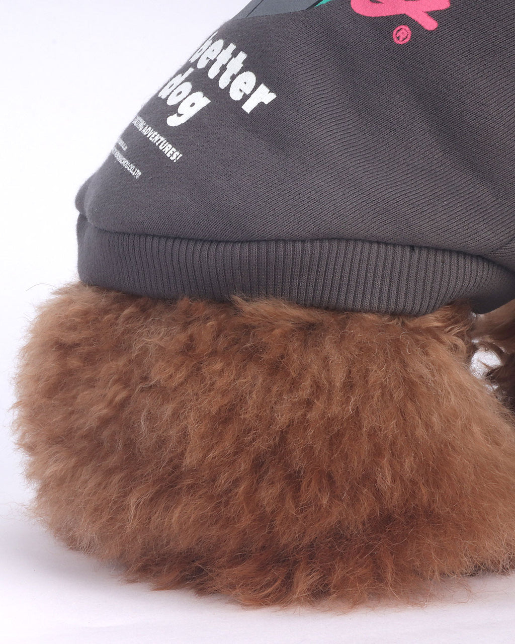 Country Dog Hoodie .  For dogs . Charcoal