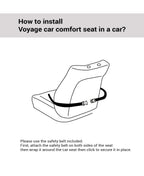 Voyage Car Comfort Seat . Indigo Woods