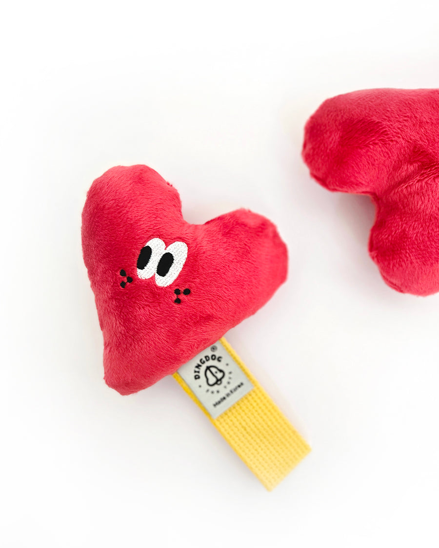 RED HEART DOG TOY