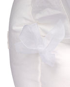 White organic cotton pet cradle bed with breathable antibacterial fabric and removable washable cover – Petssogood