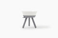 Oreo Elevated Pet Feeder Table . Gray . Tall