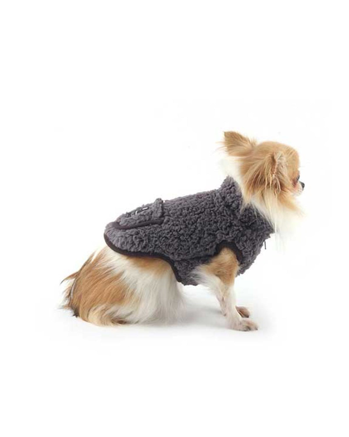 Fleece Pocket Vest Charcoal