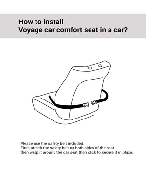 Voyage car pet seat with water-resistant fabric, non-slip bottom, and cozy cushion – Petssogood