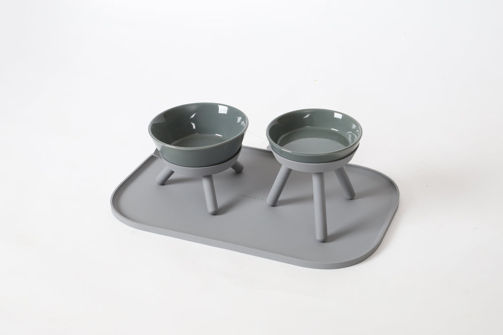 Oreo non-slip pet feeding mat with modern design to keep bowls in place and floors clean – Petssogood