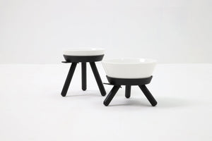 SAMPLE Oreo Table . Black & White . Tall