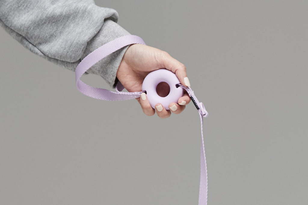 Macaron Leash . Lavender