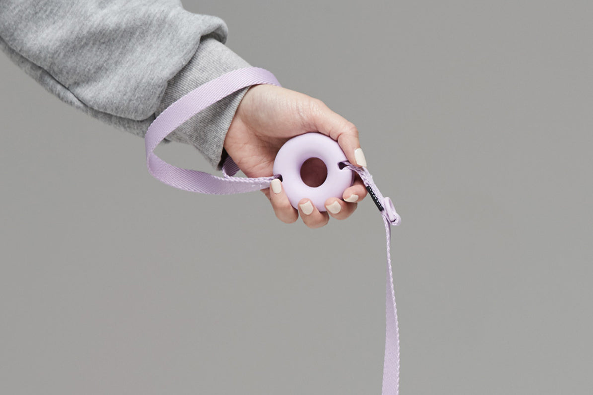 Macaron Leash . Lavender
