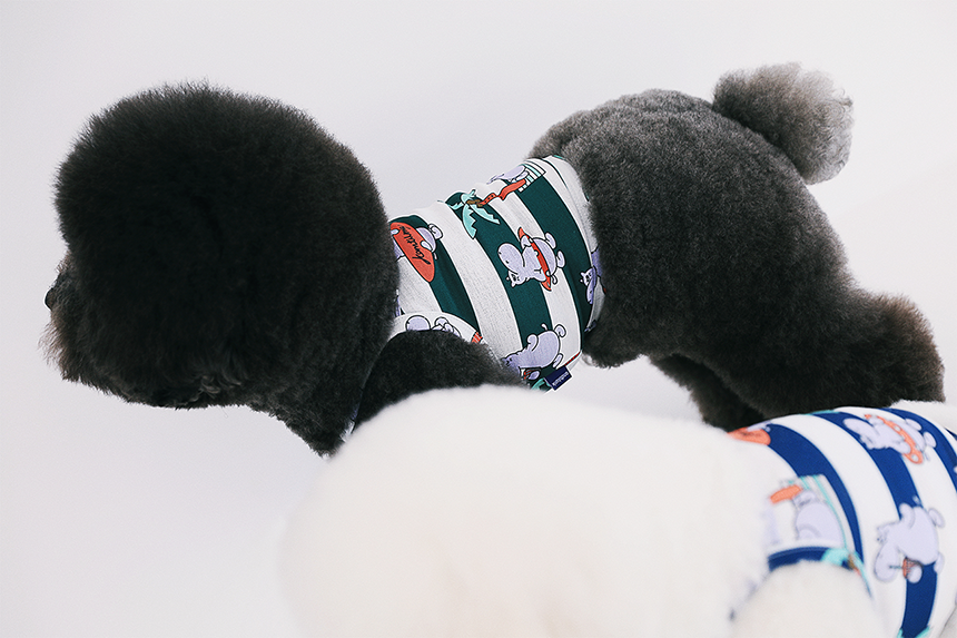 Aloha Hippo Crop Tee . Emerald Green