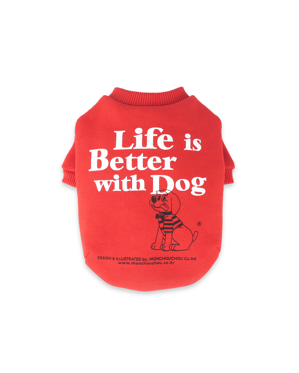 With Dog Sweatshirts . For Dogs . Red