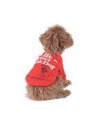 With Dog Sweatshirts . For Dogs . Red