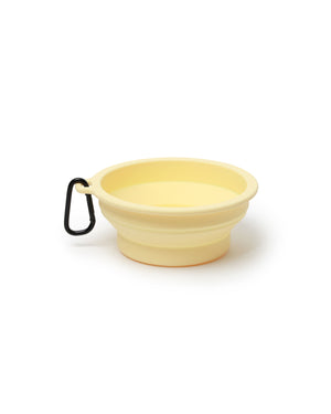 Macaron Collapsible Bowl . Lemon