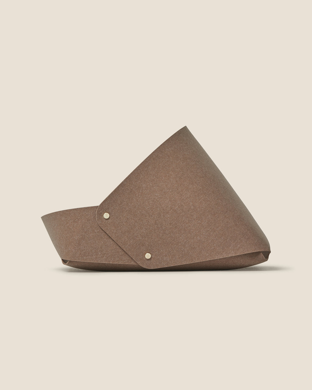 Marron felt pet bed with microfiber cotton cushion and sculptural modern-classic design – Petssogood