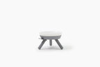Oreo Elevated Pet Feeder Table . Gray. Short