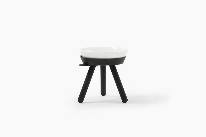 SAMPLE Oreo Table . Black & White . Tall