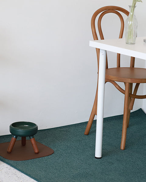 Oreo Table Wood . Dark Green Tall by Pets So Good