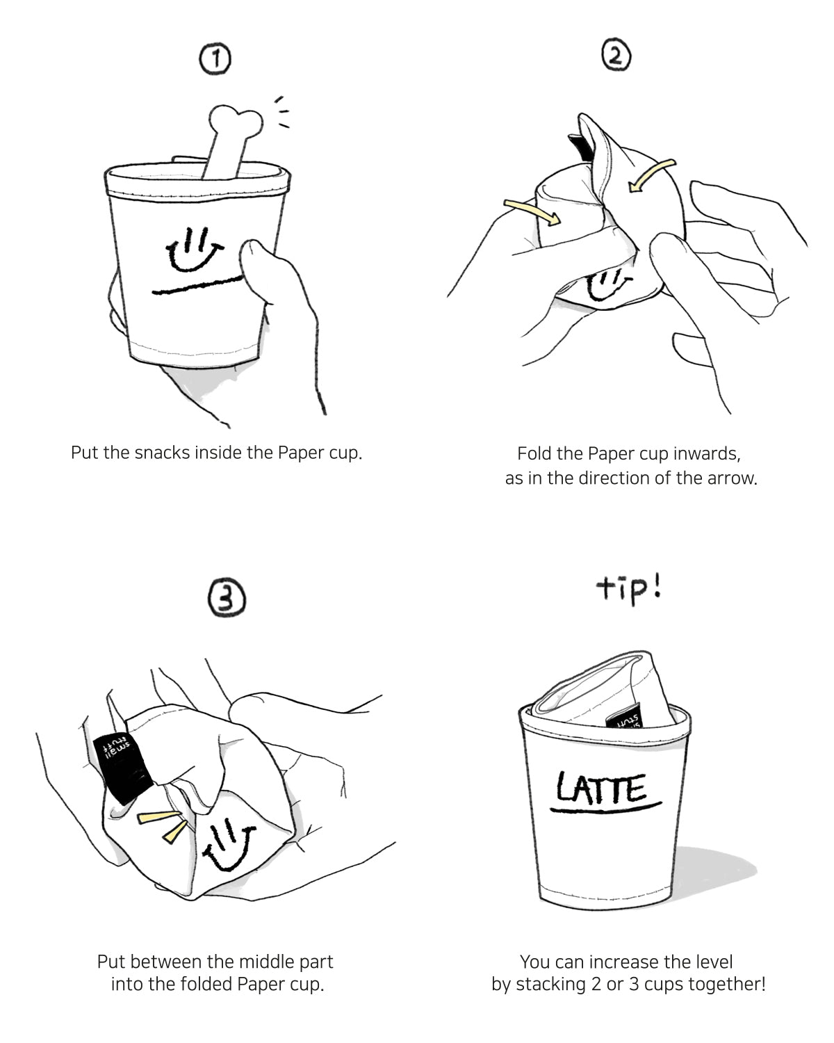 Paper Cup Nosework Toy