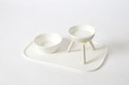 Oreo ceramic pet bowl designed to pair with the Oreo Table feeder, made with durable porcelain – Petssogood