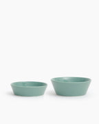 Ceramic pet bowl simple modern colorful for small dogs _ Pets So Good