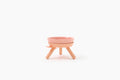 Oreo Elevated Pet Feeder Table . Pink . Short
