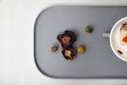Oreo Elevated Pet Feeder Table . Gray. Short